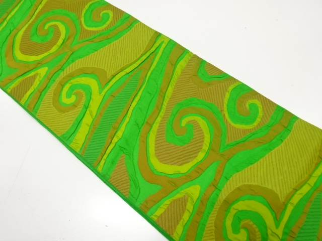 JAPANESE FUKURO OBI / MATELASSE / WOVEN SPIRAL